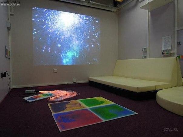 Northgate School Arts College Sensory Studio
Design company designed and installed the Sensory Studio at Northgate School Arts College during the summer 2011
A great selection of Sensory equipment benefiting from the latest technology.
An electric drop down projection screen, short throw projector projecting images from a range of media including Blu ray, DVD, USB, Nintendo Wii, iPad, iPods, and PC.
Responsive bubble tube, audio vibration floor, back support cushions, folding floor cushions, stacking bean discs, Colourwash lights, Wall keyboard Switch, liquifloor tiles, plus much, much more #детскиекомнаты #детские