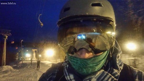 Сегодня покатухе на сноуборде в Коробке на Красном озере